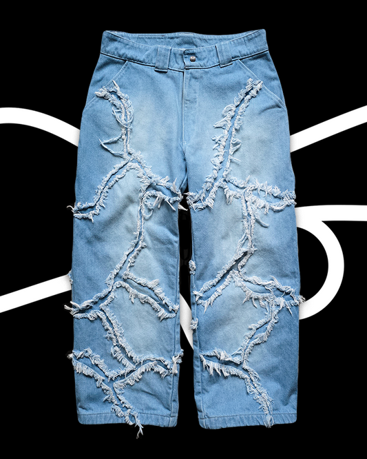 'FRACTURED' Jeans (Washed)