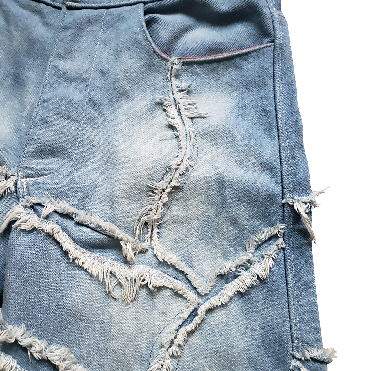 'FRACTURED' Jorts (Washed)
