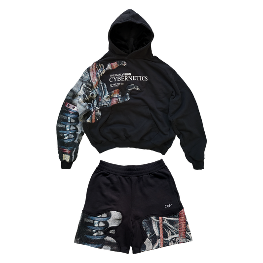 'Cybernetics' Set (Hoodie + Shorts)