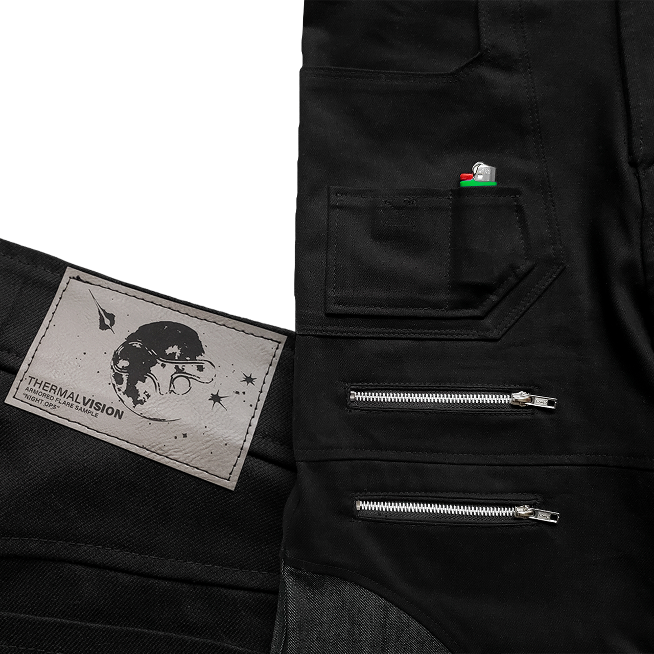 Armoured Flare Denim "NIGHT OPS"