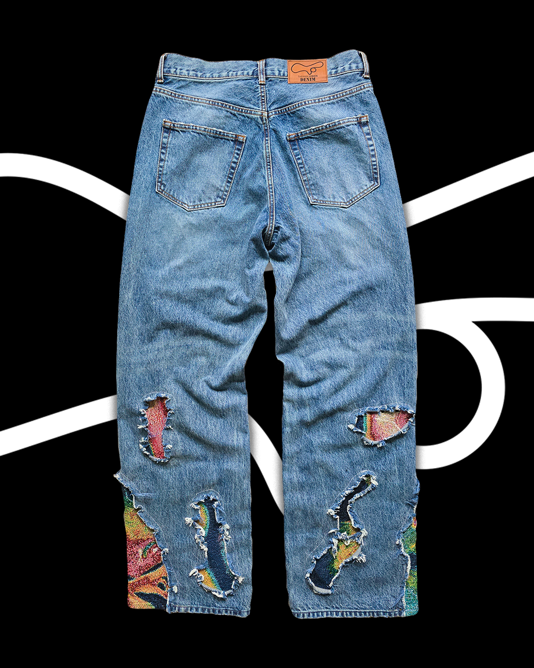 'PHASES' Zip + Denim Set