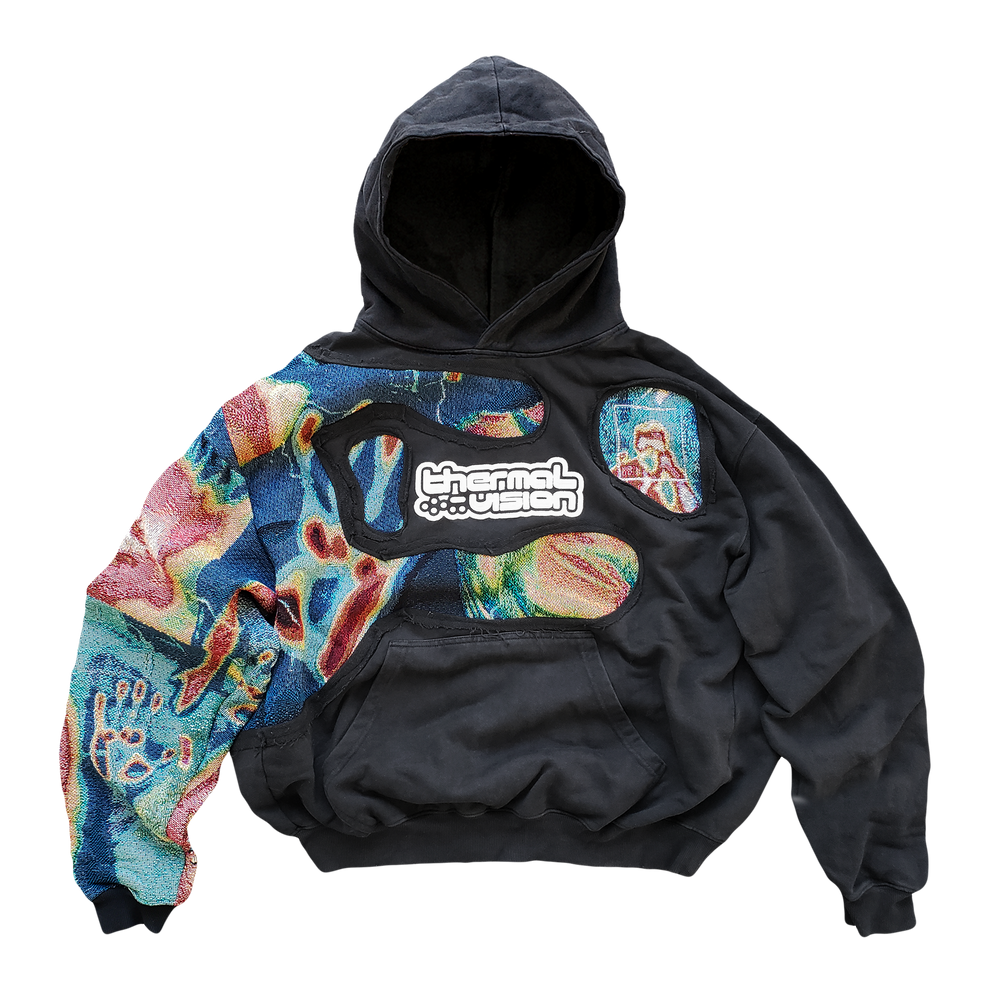'PHASES' Heavyweight Woven Split Hoodie – ThermalVision
