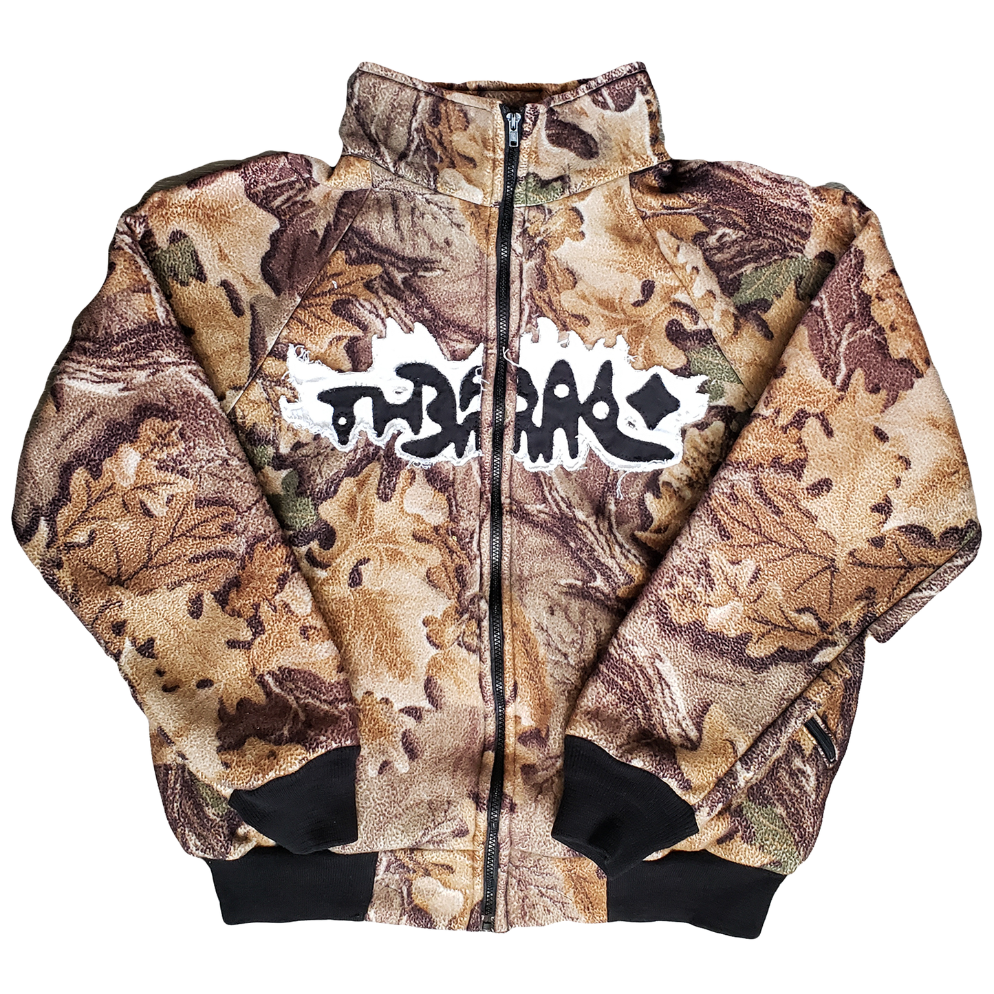 'Elevated Aura' Distressed Camo Fleece XLARGE