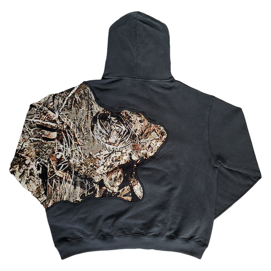 Ayanami Camo Heavyweight Woven Split Hoodie (w/ Mask)