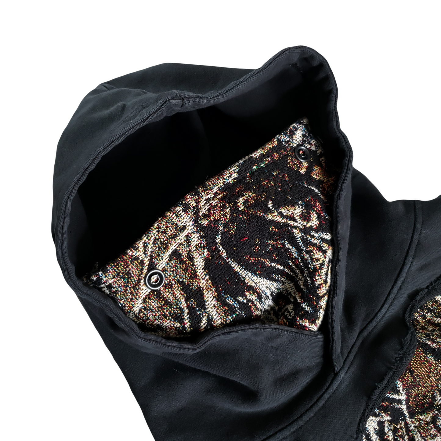 Ayanami Camo Heavyweight Woven Split Hoodie (w/ Mask)