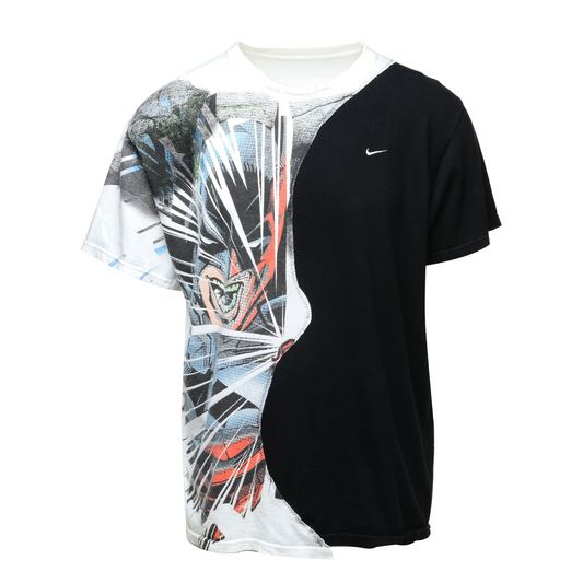 Large Batman Nike Mini Swoosh Split Tee