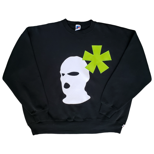 B* Crewneck Black (Size in Description)