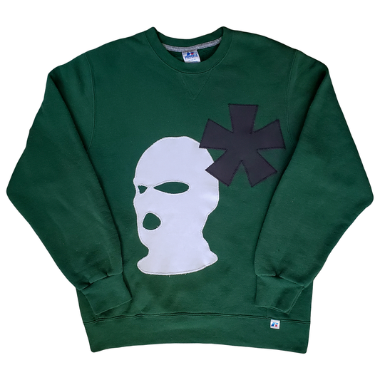 B* Crewneck Green MEDIUM