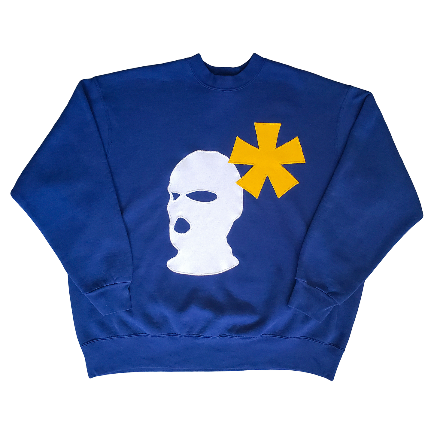 B* Crewneck Blue (Size in Description)