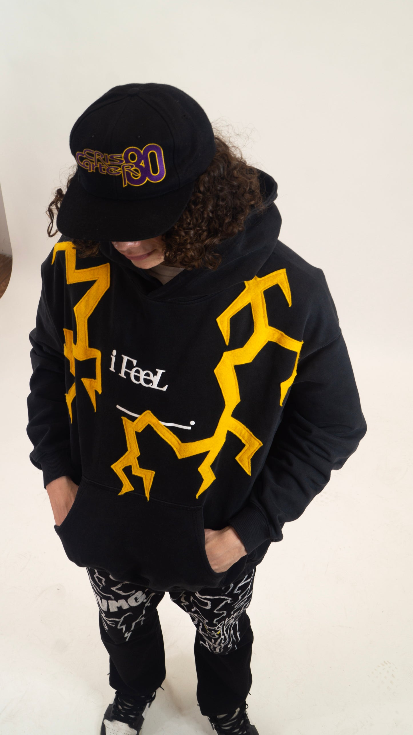 i Feel 'ELECTRIC' Heavyweight Hoodie X-LARGE