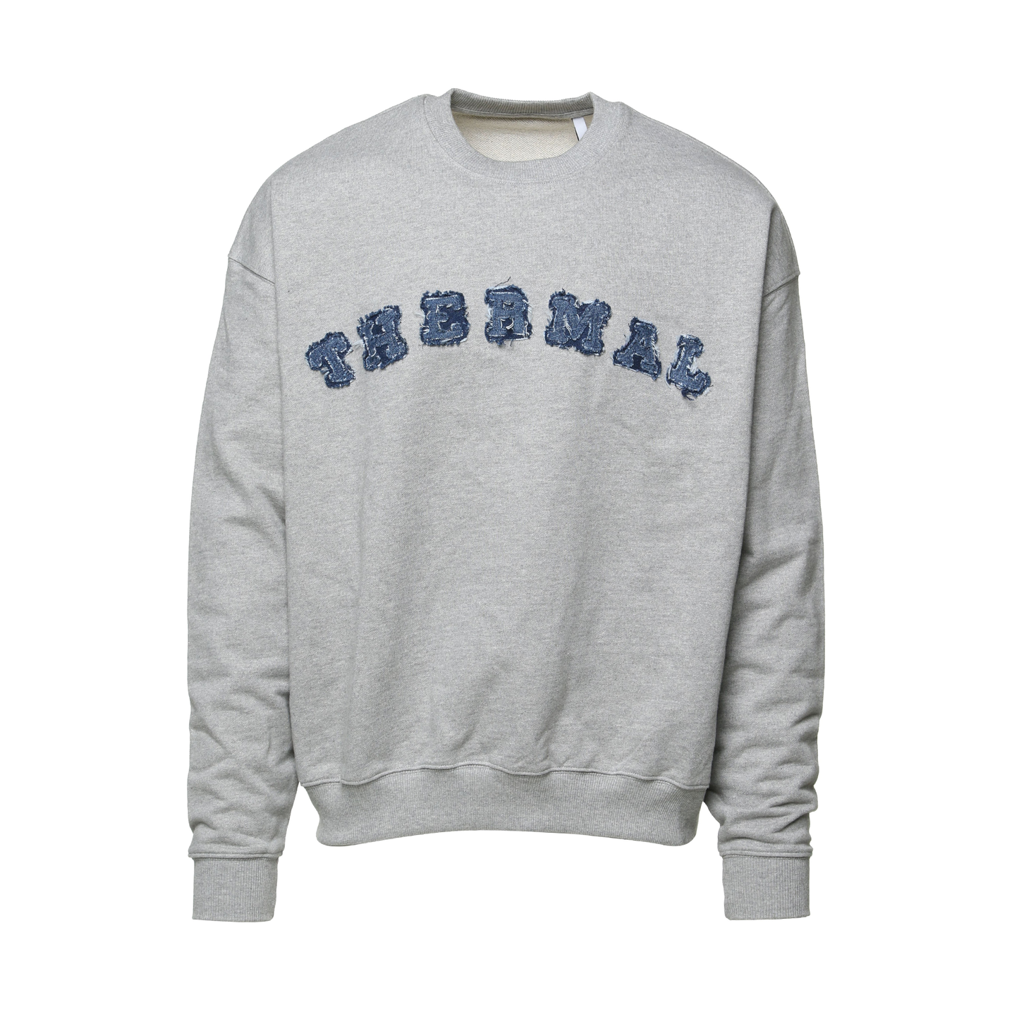 A Helping Hand - Denim Crewneck Grey LARGE