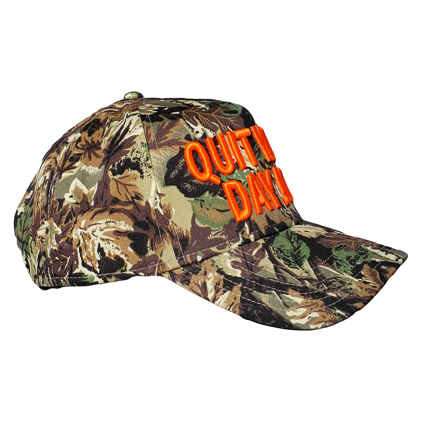 'Quit Your Day Job' Camo Hat