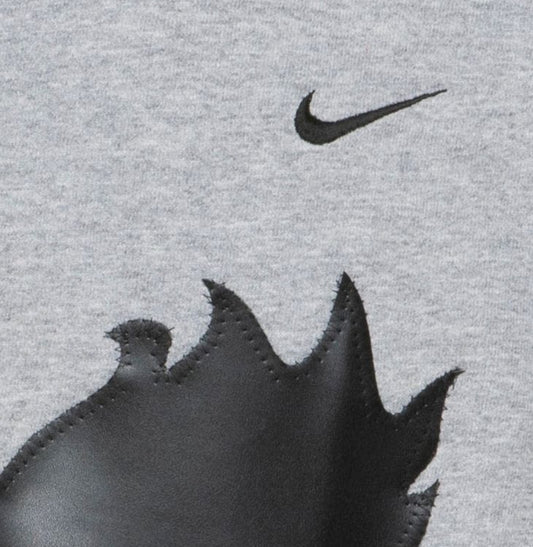 "Tetsuo" Grey Mini Swoosh Crewneck LARGE