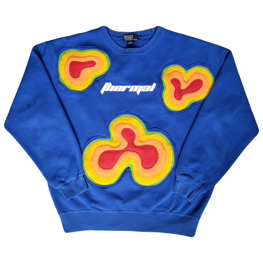 THRMLVZN Crewneck Blue sz M